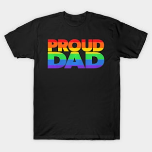 Gay Pride LGBTQIA Proud Dad LGBT Parent Pride Dad T-Shirt